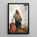 Oriental Dancer Painting - Cesare Biseo — framed artwork on a wall