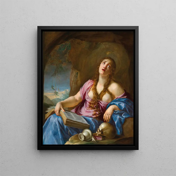 Sainte Marie-Madeleine - Cesare Dandini — framed artwork on a wall