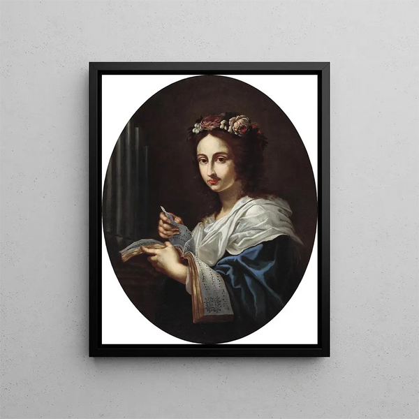 Sainte Cécile - Cesare Dandini — framed artwork on a wall