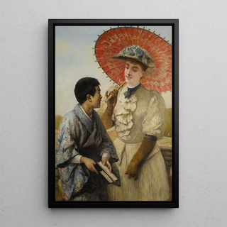 The Japanese Guide - Cesare Dell'Acqua — framed artwork on a wall