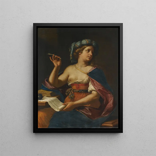 A Sibyl - Cesare Gennari — framed artwork on a wall