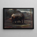 Study of Piglet - Cesare Viazzi — framed artwork on a wall