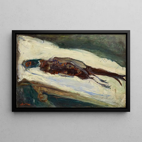 Dead pheasant - Chaïm Soutine — framed artwork on a wall