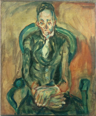Woman sitting - Chaïm Soutine — artwork view