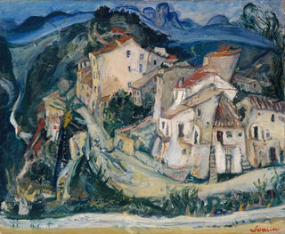 Vue de Cagnes - Chaïm Soutine — artwork view