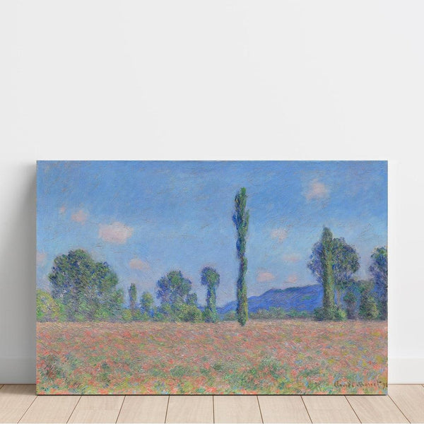 Reproduction of the painting of Poppy Field - Henri Le Sidaner