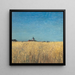 Wheat Field in Full Summer - Hans Am Ende — framed artwork on a wall