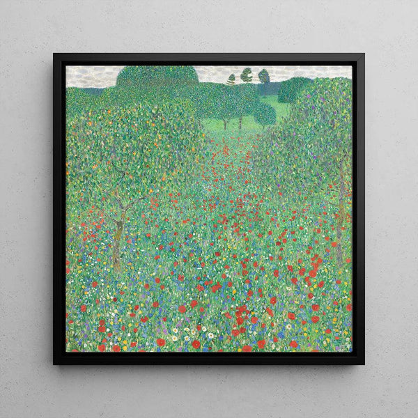 Reproduction of the painting Poppy Field Painting - Gustav Klimt