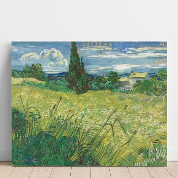 Reproduction of the painting Green Field Painting - Vincent van Gogh