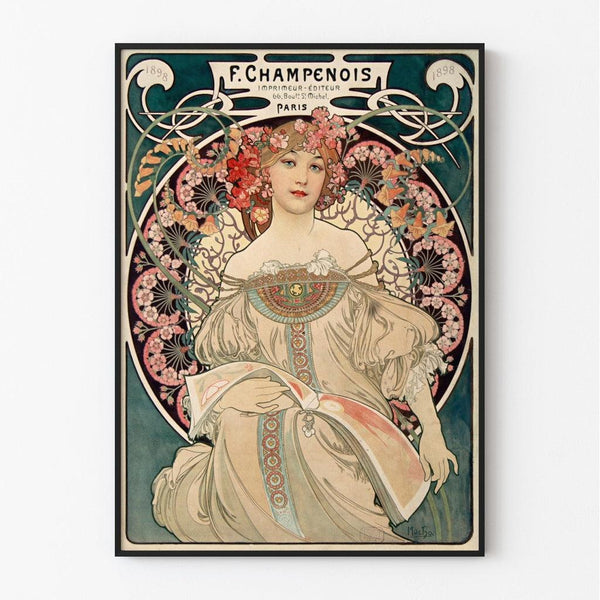 "Champenois Printer-Publisher" (1898) by Alphonse Mucha