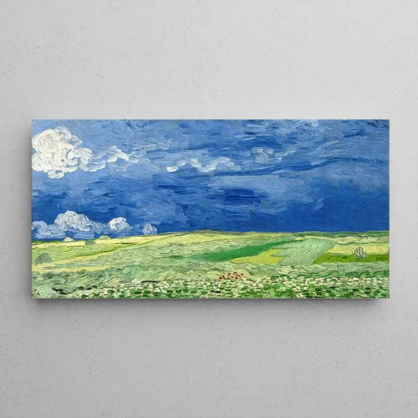 Reproduction of the painting Wheat Field with Rain Cloud - Vincent Van Gogh