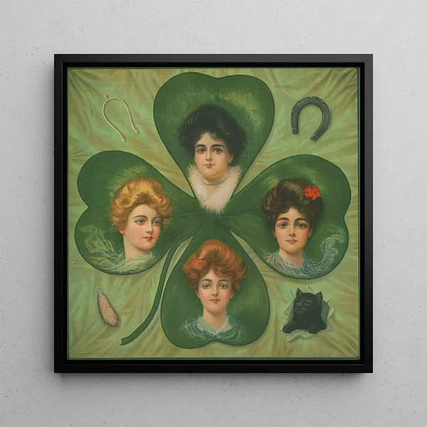 Chance de trèfle - Campbell Metzger Jacobson — framed artwork on a wall