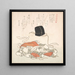Chapeau de cour et habit de cour - Kubo Shunman — framed artwork on a wall