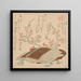 Chapter IV A tale of romantic solitude from the series Tales of Ise by the poetic group of Asakusa and Shunman - Kubo Shunman — framed artwork on a wall