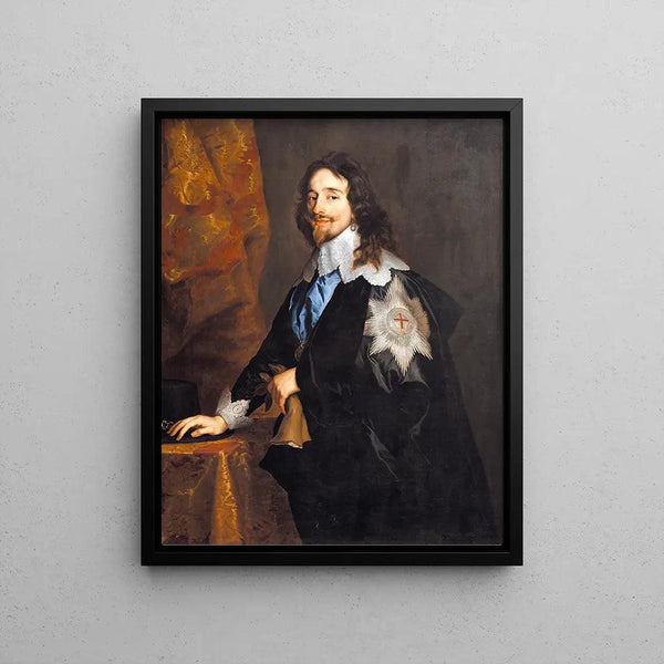 Reproduction of the painting Charles I, King of England by Anthony van Dyck