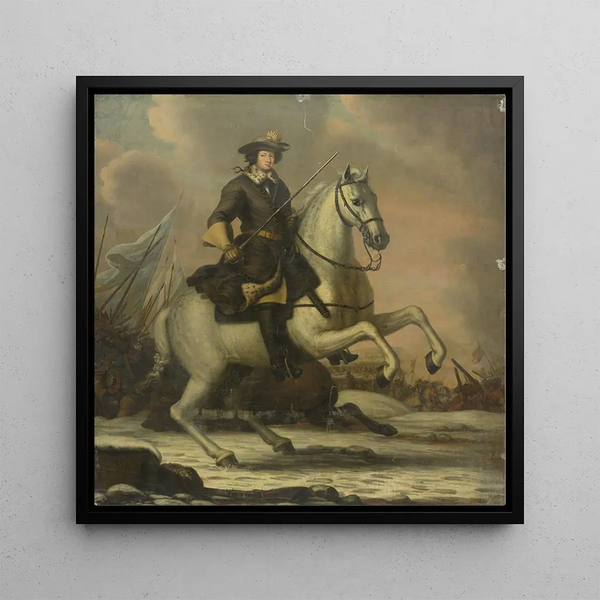 Charles XI 1665-1697, King of Sweden - David Klöcker Ehrenstrahl — framed artwork on a wall