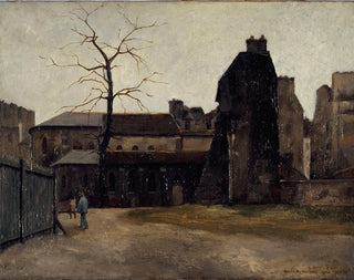 the Old Hospital Dieu, courtyard of the central office - Charles Alexis Apoil — artwork view