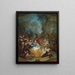 Stop hunting - Charles André van Loo — framed artwork on a wall