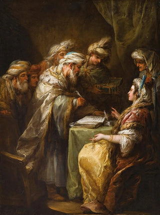 The marriage contract - Charles André van Loo — artwork view
