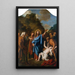 Christ healing a possessed man - Charles-Antoine Coypel — framed artwork on a wall
