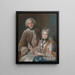 François de Jullienne 1722-1754 and Marie Élisabeth de Jullienne 1724-1795 - Charles-Antoine Coypel — framed artwork on a wall