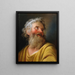 Portrait of an Actor - Charles-Antoine Coypel — framed artwork on a wall