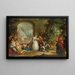 Roland et le mariage d'Angélique - Charles-Antoine Coypel — framed artwork on a wall
