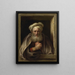 Democritus the Sad - Charles-Antoine Coypel — framed artwork on a wall