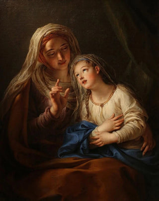 L'éducation de la Vierge Marie - Charles-Antoine Coypel — artwork view