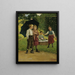 A rose for your darling - Charles-Bertrand d'Entraygues — framed artwork on a wall