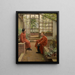 Les enfants de la chorale - Charles-Bertrand d'Entraygues — framed artwork on a wall