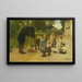Watch the bird - Charles-Bertrand d'Entraygues — framed artwork on a wall
