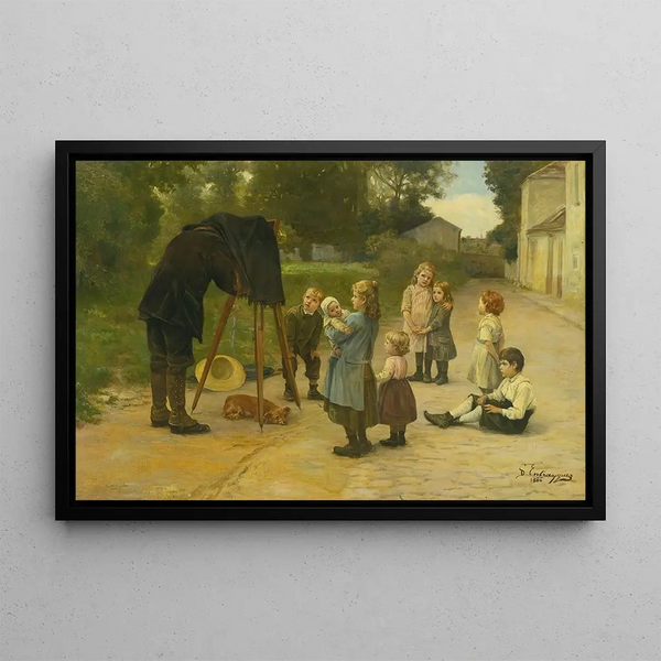 Watch the bird - Charles-Bertrand d'Entraygues — framed artwork on a wall