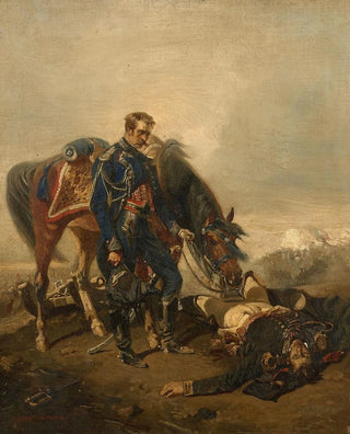 L'Officier de terre - Charles - Édouard Armand - Dumaresq — artwork view