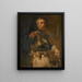 Portrait of a cuirassier officer - Charles-Édouard Armand-Dumaresq — framed artwork on a wall