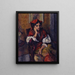 Italian Woman with Tambourine – Charles Guérin — framed art print on a wall