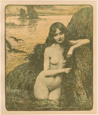 Mermaid - Charles-François-Prosper Guérin — artwork view