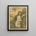 Mermaid - Charles-François-Prosper Guérin — framed artwork on a wall