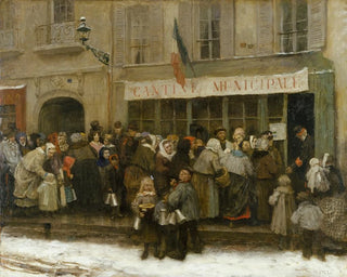 Cantine municipale pendant le siège de Paris 1870-1871 - Charles-Henri Pille — artwork view