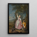Autumn Painting - Charles-Joseph Flipart — framed artwork on a wall