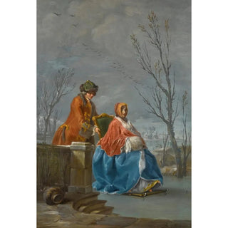 Reproduction of the painting Winter Painting - Charles-Joseph Flipart
