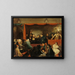 The Café des aveugles at the Palais-Royal - Charles-Joseph Travis de Villers — framed artwork on a wall