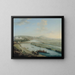 L'île Seguin, the Sèvres bridge and Saint-Cloud - Charles-Léopold Grevenbroeck — framed artwork on a wall