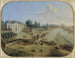 View of the Château de la Muette with the King's arrival - Charles-Léopold Grevenbroeck — artwork view