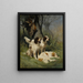 Waiting for the master - Charles-Olivier de Penne — framed artwork on a wall
