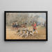 La meute - Charles-Olivier de Penne — framed artwork on a wall