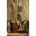 Saint Louis restoring the tombs of his predecessor kings in the choir of the church of Saint-Denis around 1231 - Charles-Paul Landon