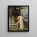 La fontaine Acadine - Charles-Victoire Frédéric Moench — framed artwork on a wall