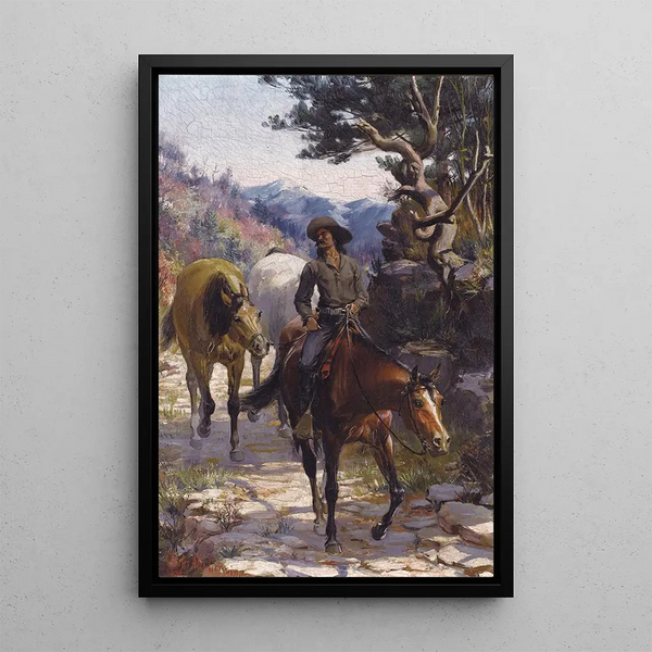 Bandit - Charles Abel Corwin — framed artwork on a wall