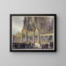 La cathédrale de Reims le jour du sacre de Charles X en 1825 - Charles Abraham Chasselat — framed artwork on a wall
